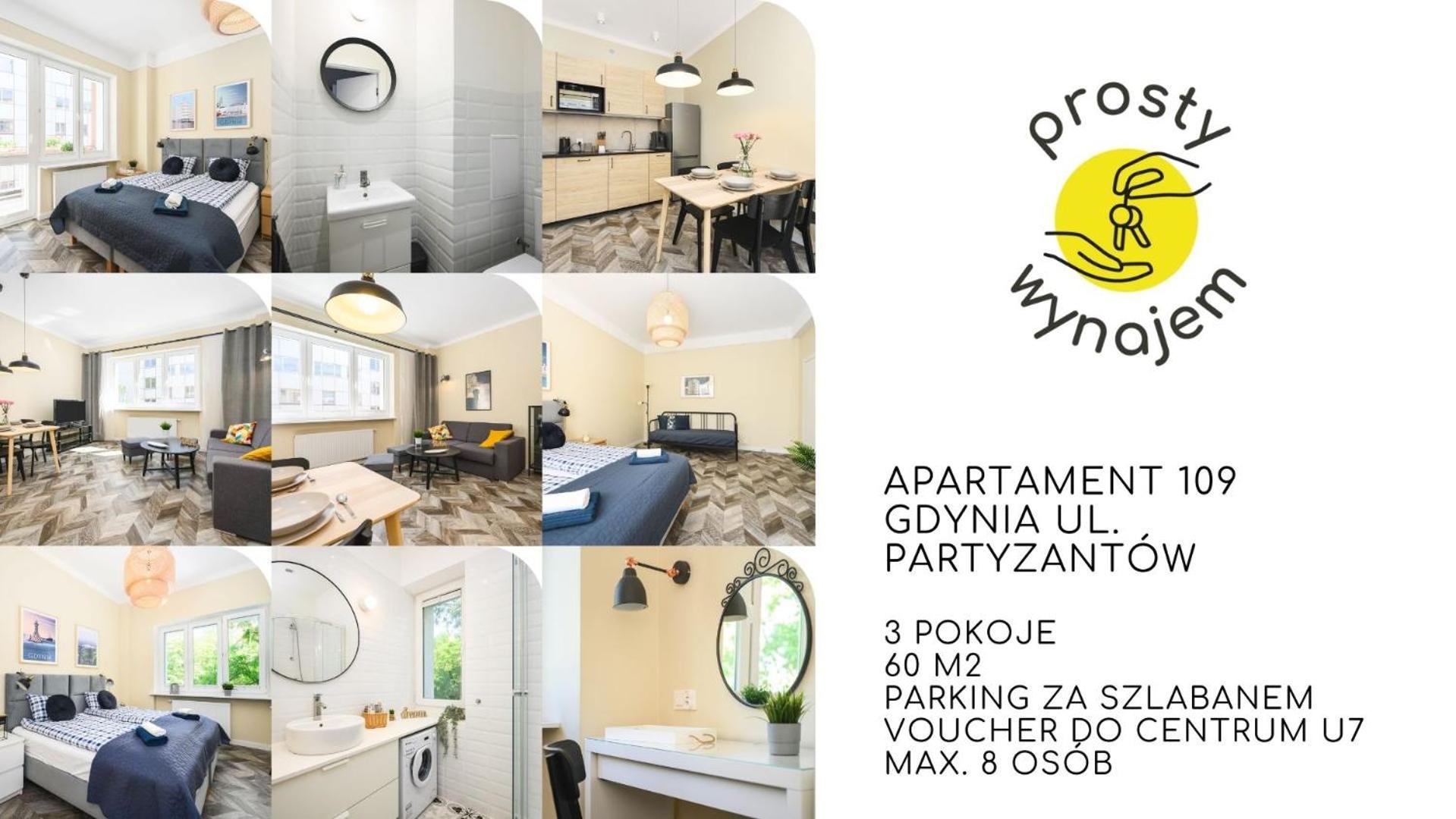 Apartament 109 W Centrum Gdyni Prostywynajem グディニャ エクステリア 写真
